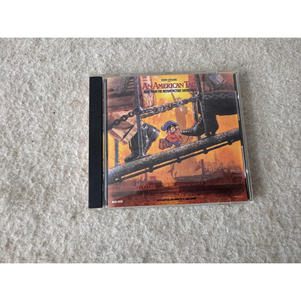 An American Tail Soundtrack CD James Horner Somewhere Out There MCAD-39096 Japan